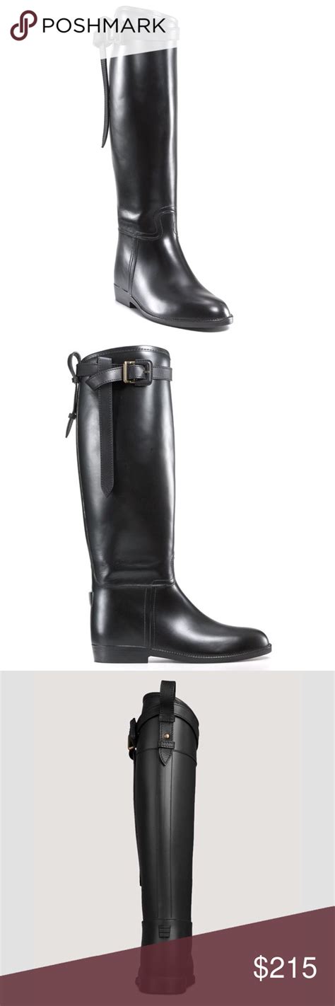 burberry flats girl|Burberry flat riding rain boots.